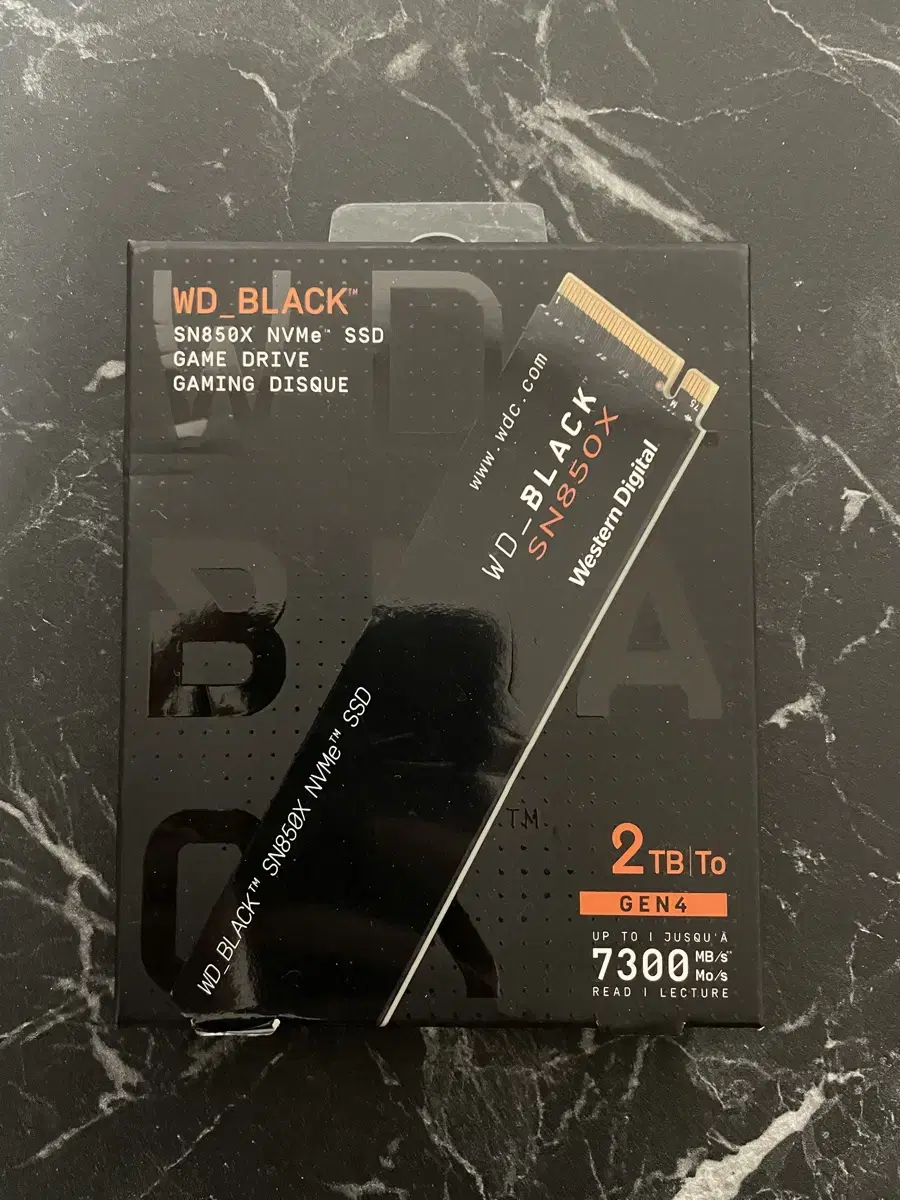 [미개봉] WD BLACK SN850X M.2 NVMe SSD 2TB